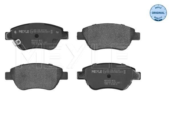 set placute frana,frana disc MEYLE -ORIGINAL: True to OE. 025 239 8217/W
