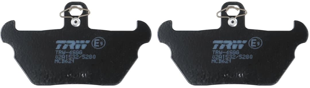 set placute frana,frana disc TRW MCB621