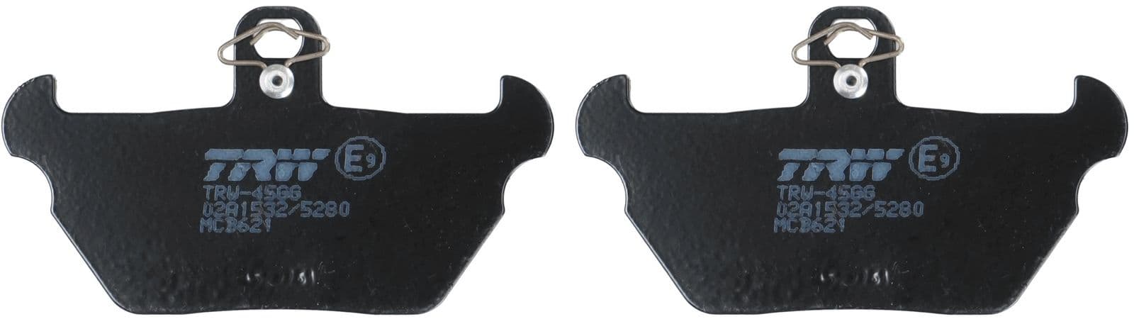 set placute frana,frana disc TRW MCB621