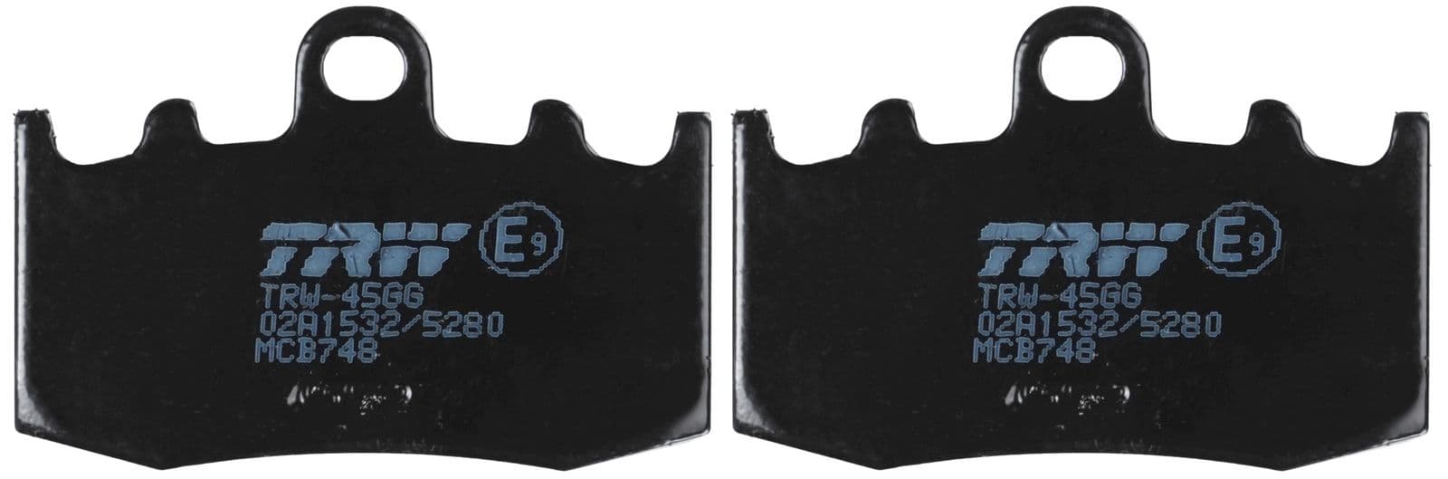 set placute frana,frana disc TRW MCB748