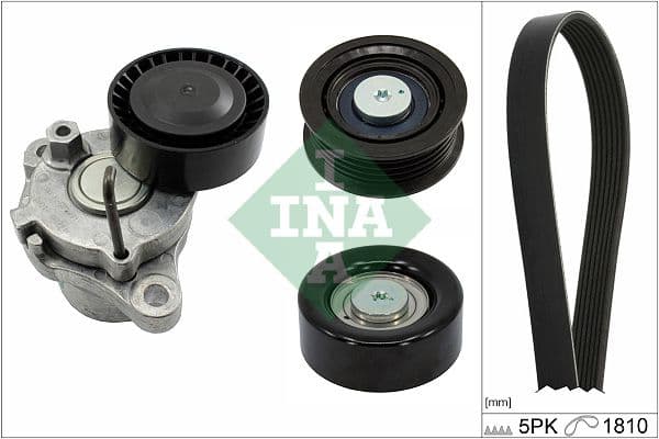 Set curea transmisie cu caneluri Schaeffler INA 529 0299 10