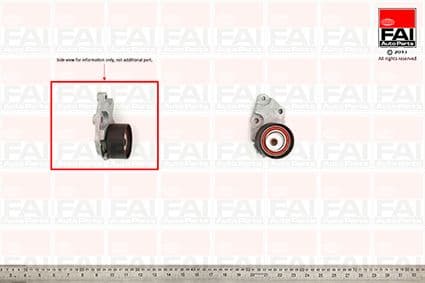 rola intinzator,curea distributie FAI AutoParts T9266