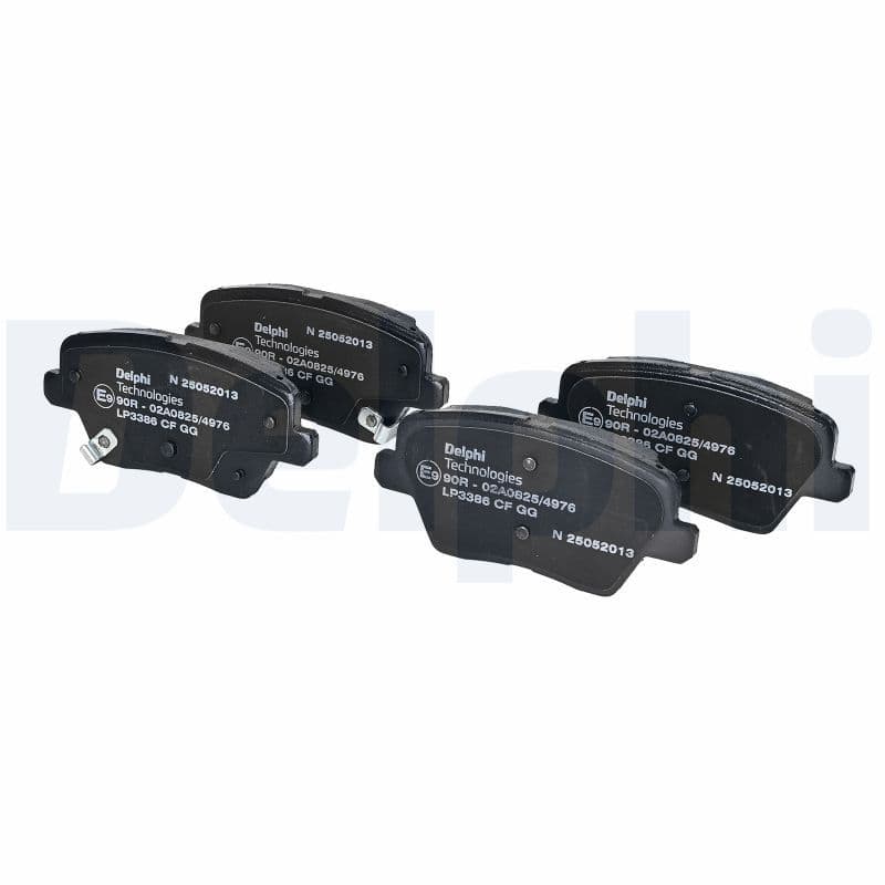 set placute frana,frana disc DELPHI LP3386
