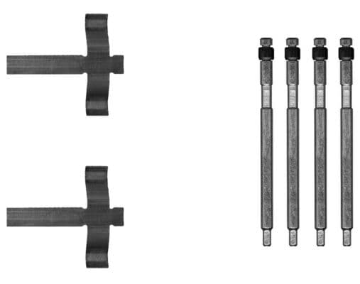 set accesorii, saboti frana parcare TEXTAR 82551800