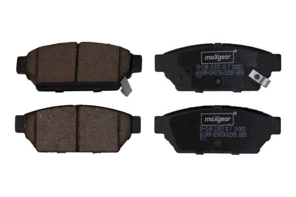 set placute frana,frana disc MAXGEAR 19-1146