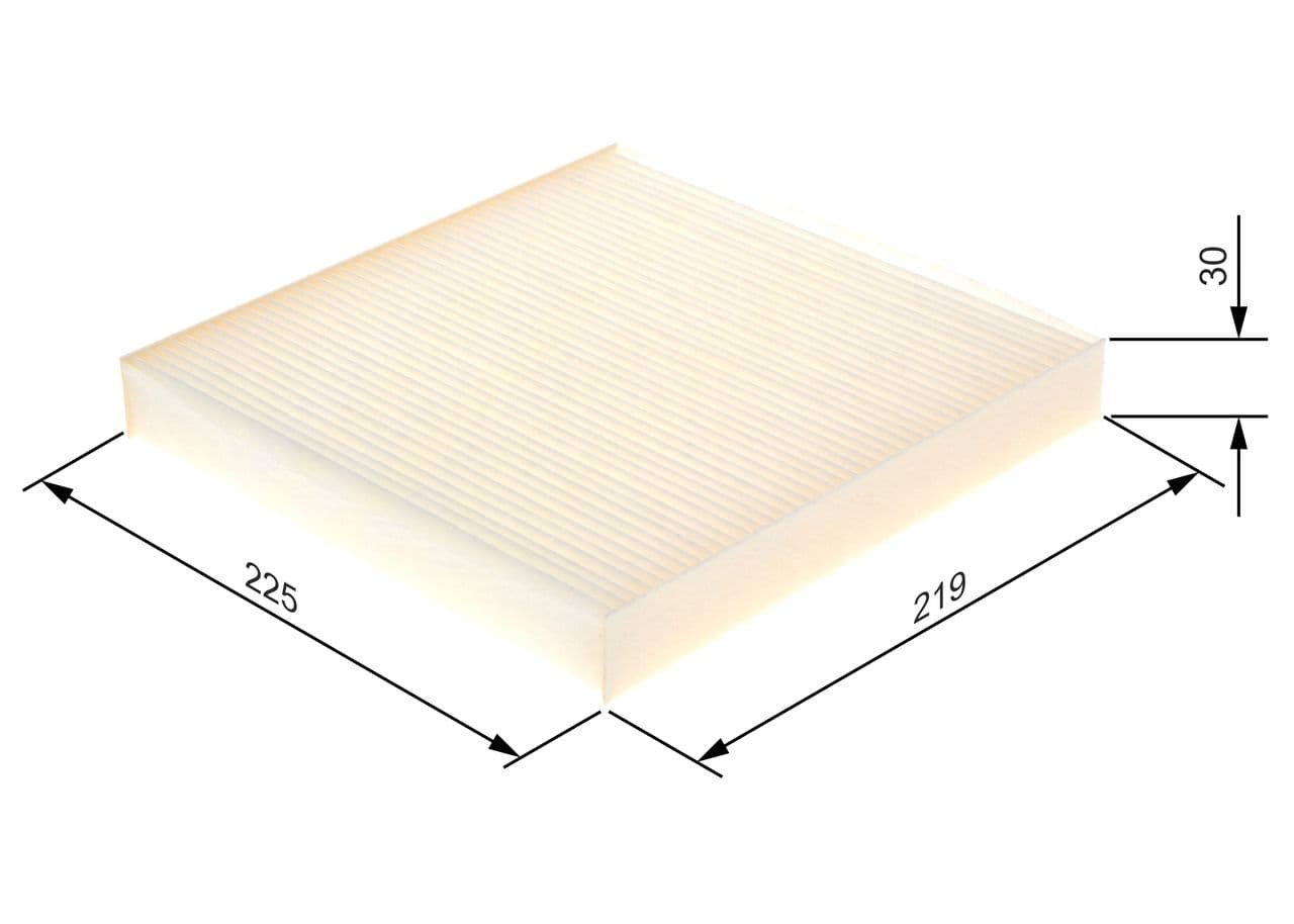 Filtru, aer habitaclu BOSCH 1 987 432 083