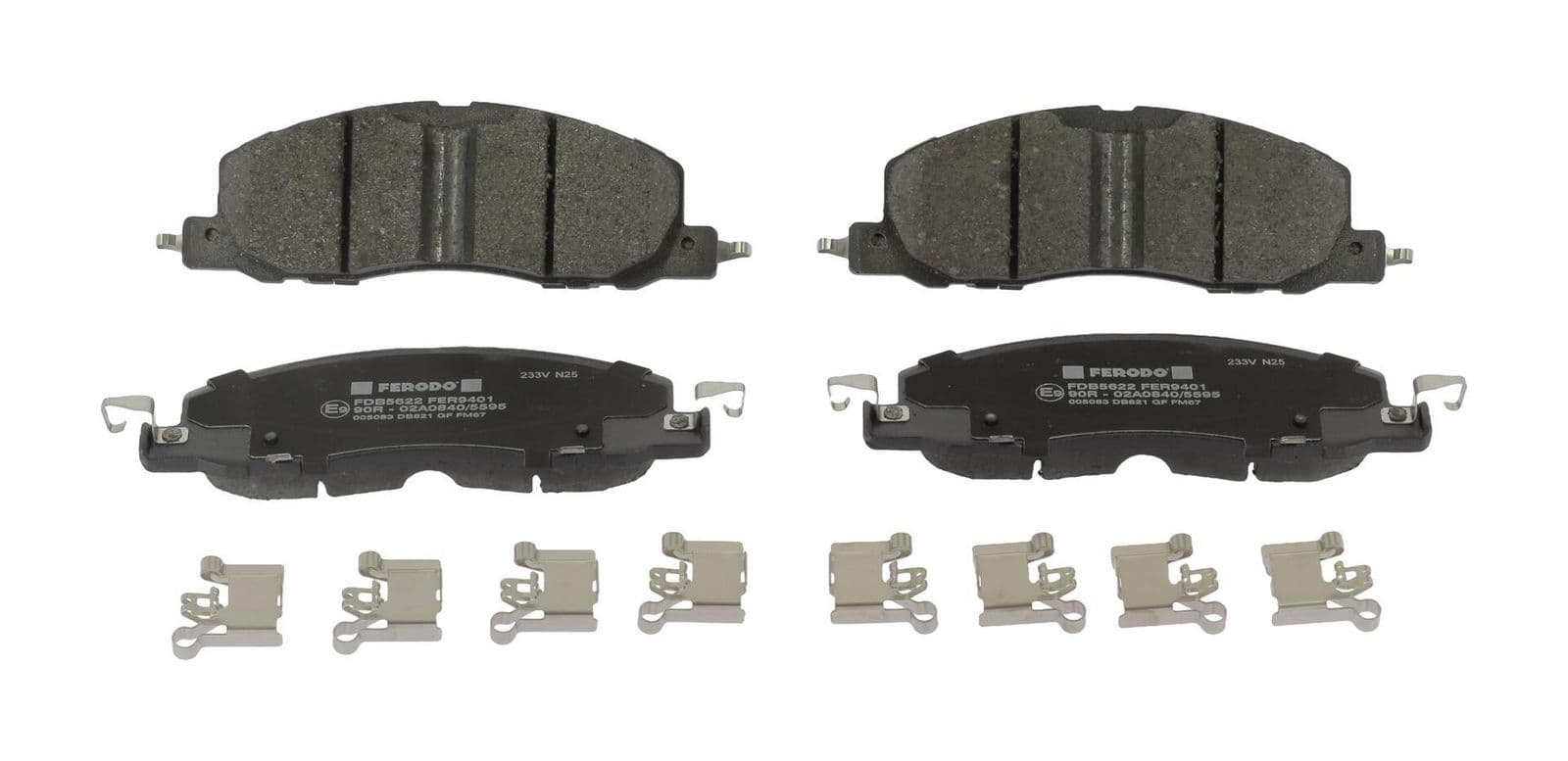 set placute frana,frana disc FERODO FDB5622