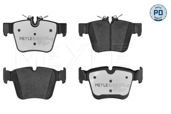 set placute frana,frana disc MEYLE 025 224 2316/PD