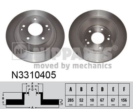 Disc frana NIPPARTS N3310405