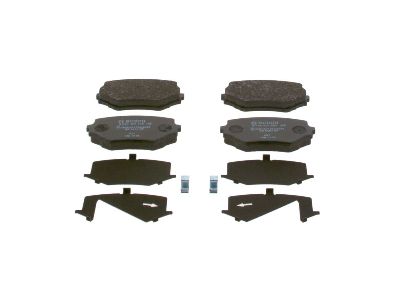 set placute frana,frana disc BOSCH 0 986 424 658