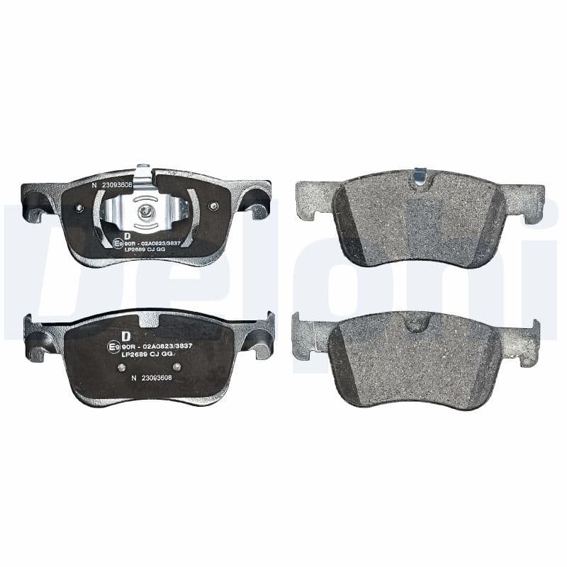 set placute frana,frana disc DELPHI LP2689