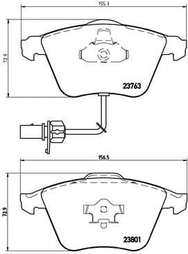 set placute frana,frana disc BREMBO PRIME LINE P 85 084