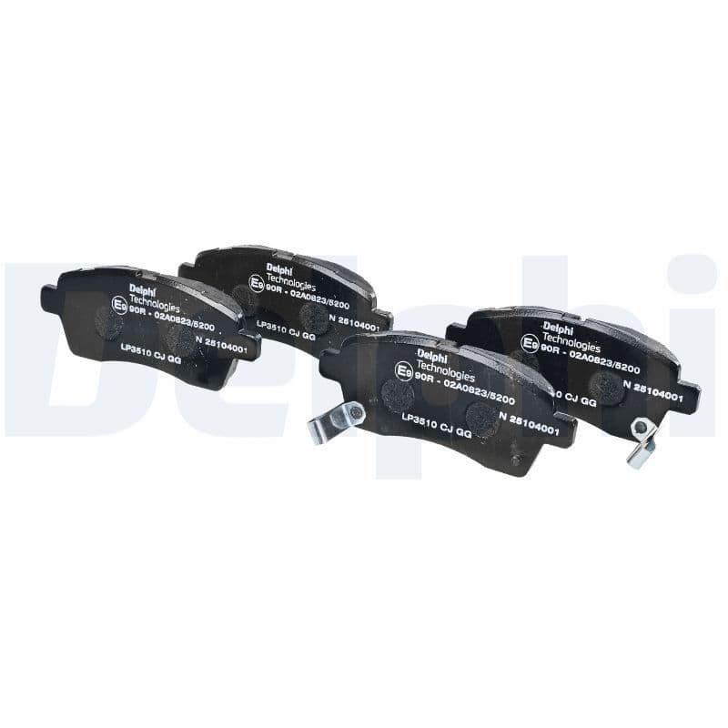 set placute frana,frana disc DELPHI LP3510
