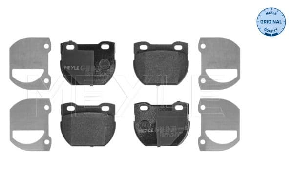 set placute frana,frana disc MEYLE -ORIGINAL: True to OE. 025 234 7118