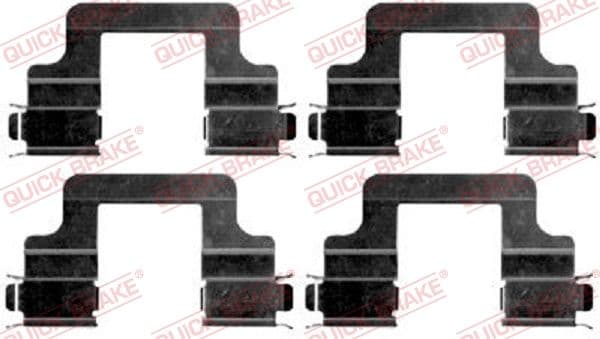 Set accesorii, placute frana QUICK BRAKE 109-1679