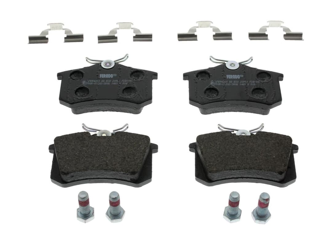 set placute frana,frana disc FERODO PREMIER ECO FRICTION FDB1491