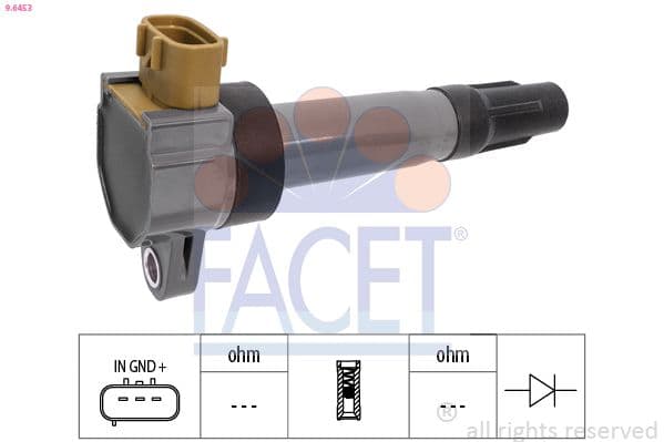 bobina de inductie FACET OE Equivalent 9.6453