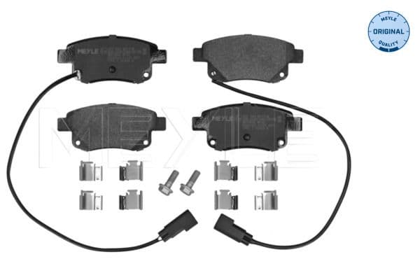set placute frana,frana disc MEYLE -ORIGINAL: True to OE. 025 244 8617/W