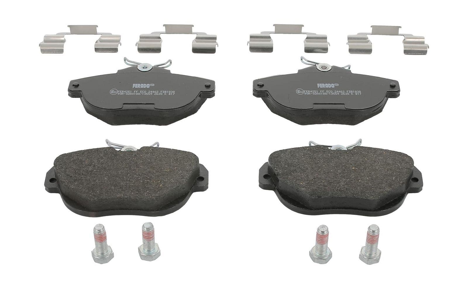 set placute frana,frana disc FERODO FDB1838