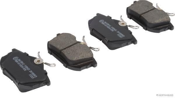 set placute frana,frana disc HERTH+BUSS JAKOPARTS J3615012