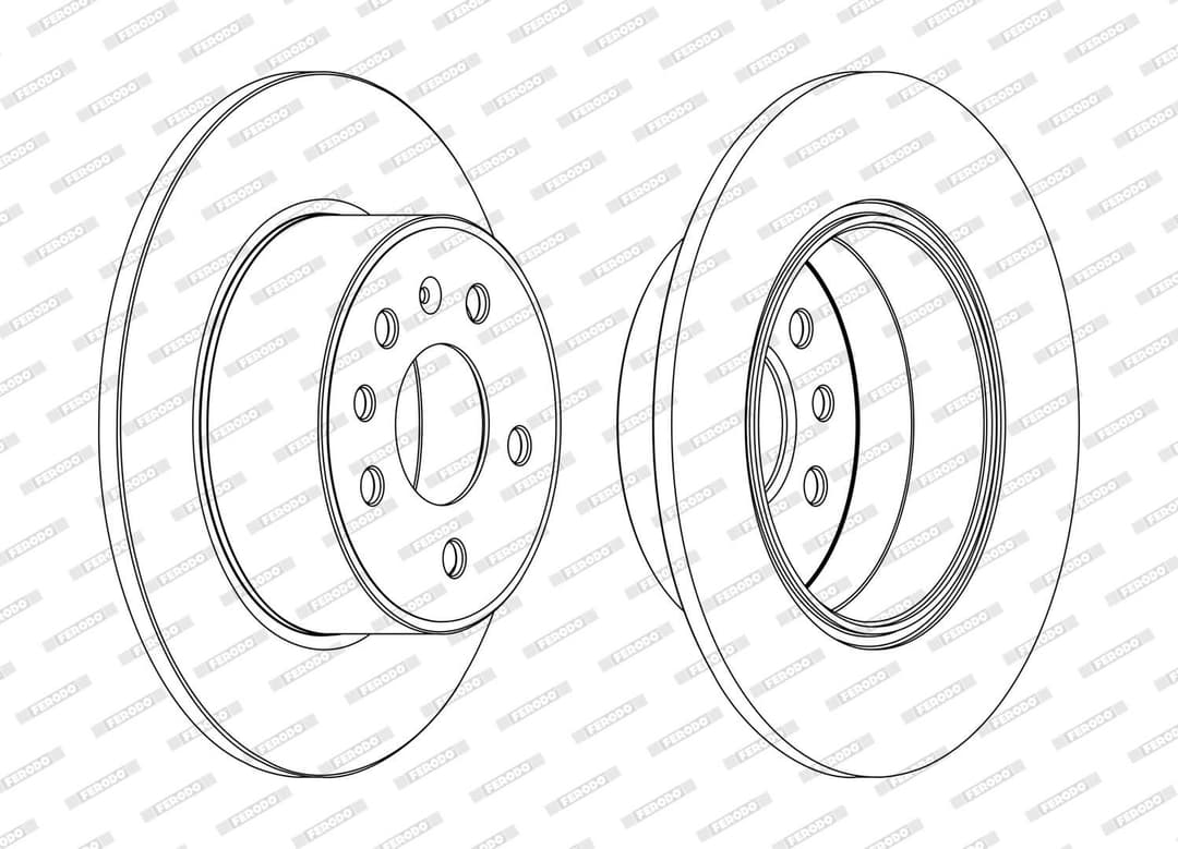Disc frana FERODO DDF1083C
