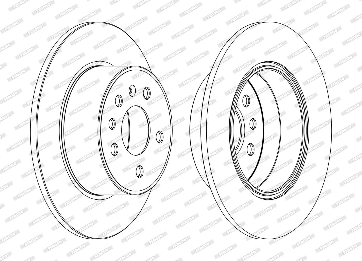 Disc frana FERODO DDF1083C