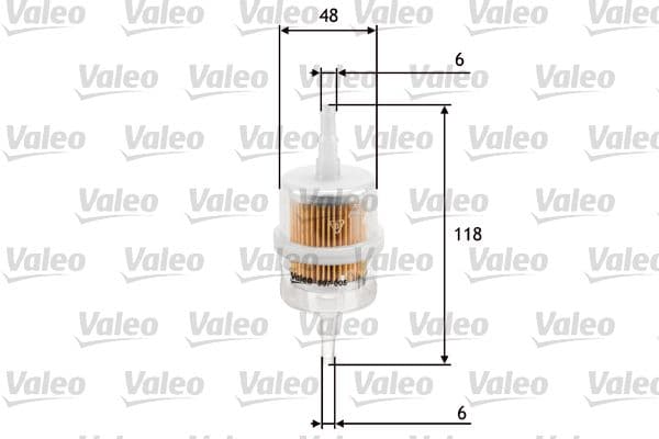 filtru combustibil VALEO 587005