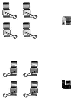 Set accesorii, placute frana TEXTAR 82509200