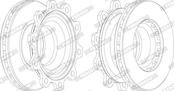 Disc frana FERODO PREMIER FCR193A