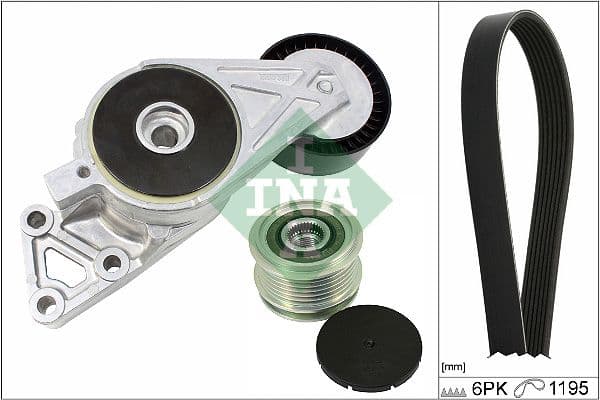 Set curea transmisie cu caneluri Schaeffler INA 529 0470 20