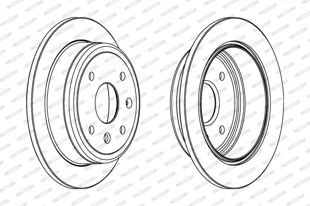 Disc frana FERODO PREMIER DDF1606C