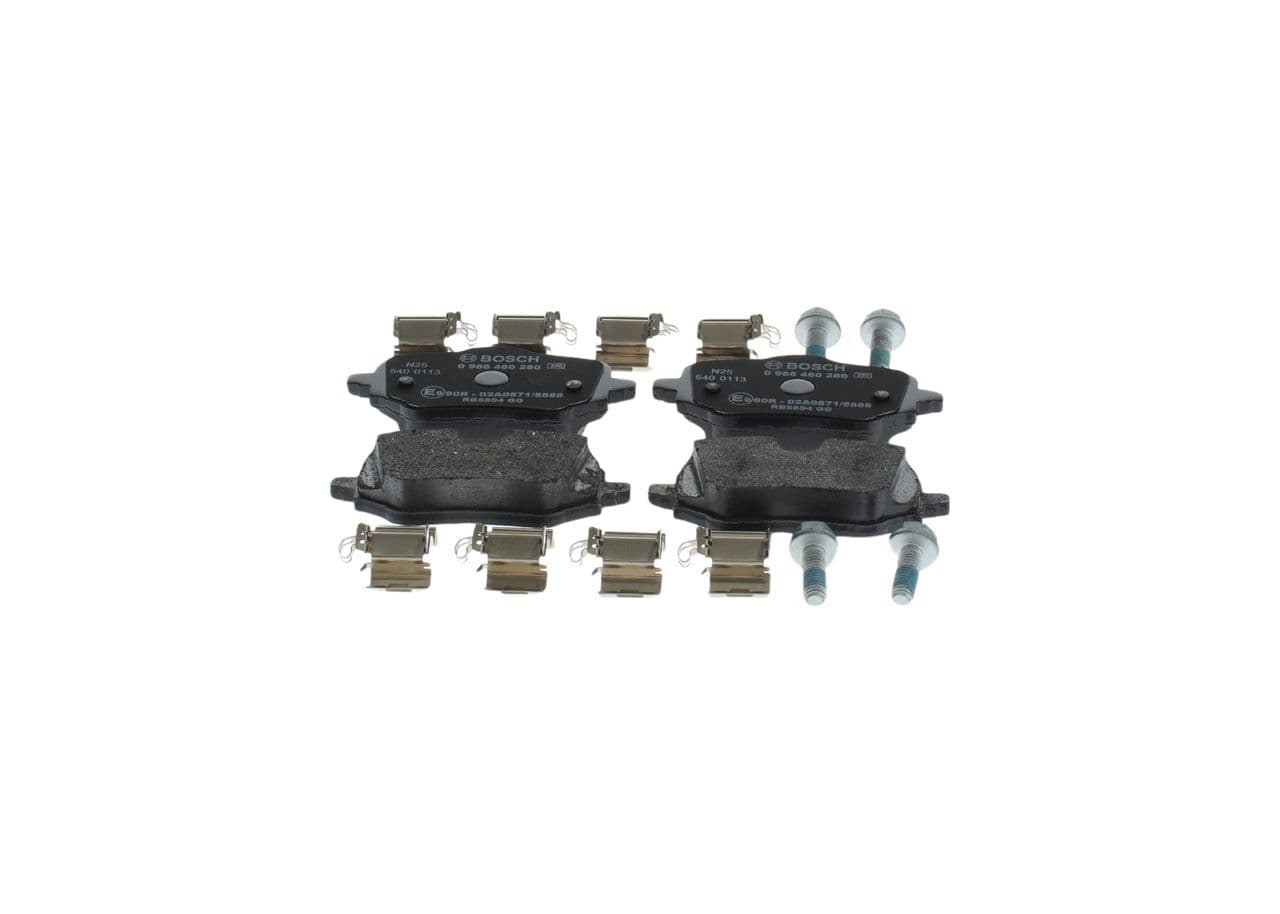 set placute frana,frana disc BOSCH 0 986 460 280