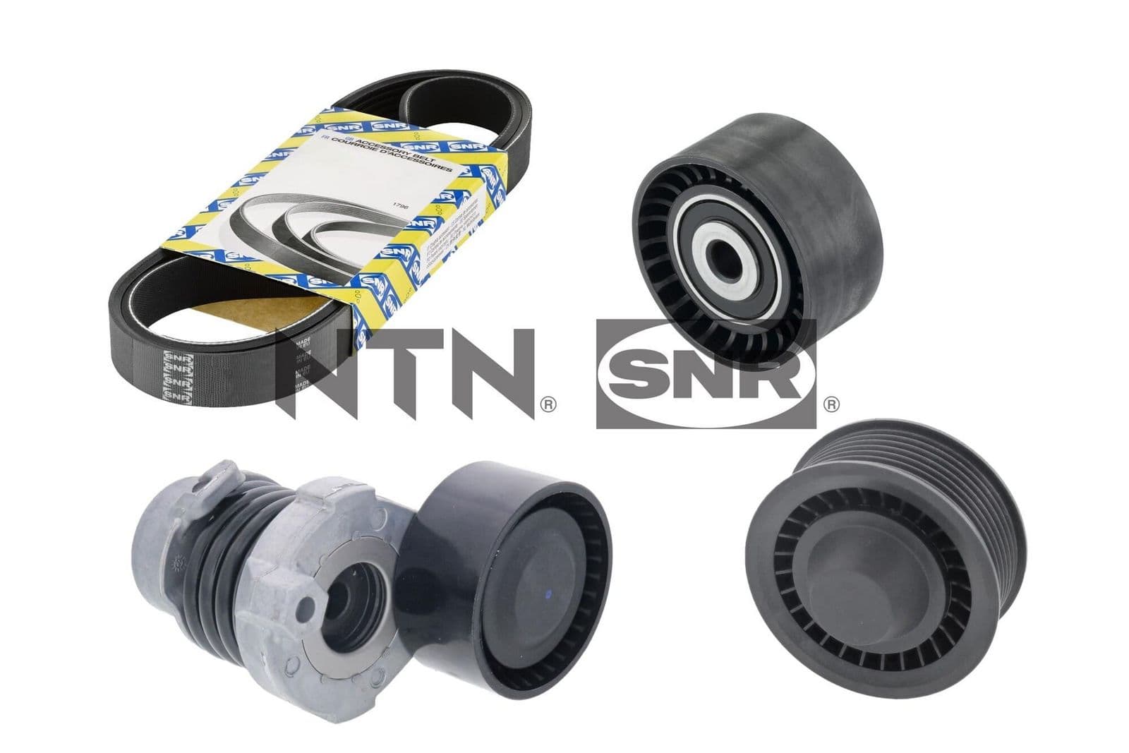 Set curea transmisie cu caneluri SNR KA855.36