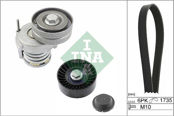 Set curea transmisie cu caneluri Schaeffler INA 529 0505 10