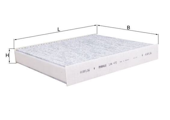 Filtru, aer habitaclu MAHLE LAK 472