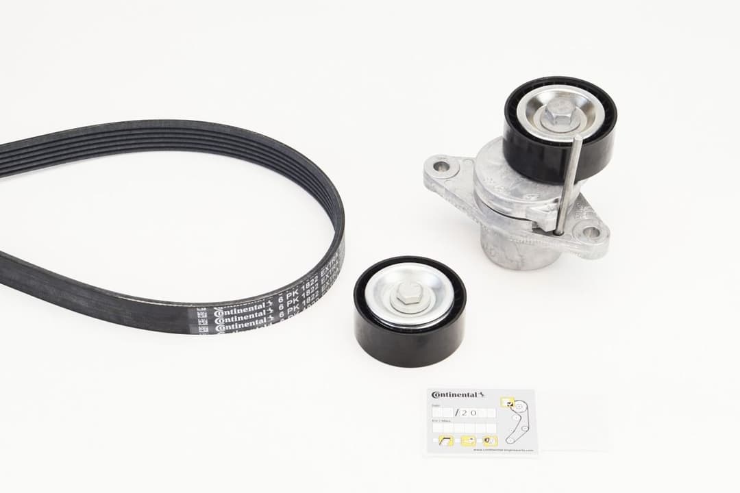 Set curea transmisie cu caneluri CONTINENTAL CTAM 6PK1822 EXTRA K1