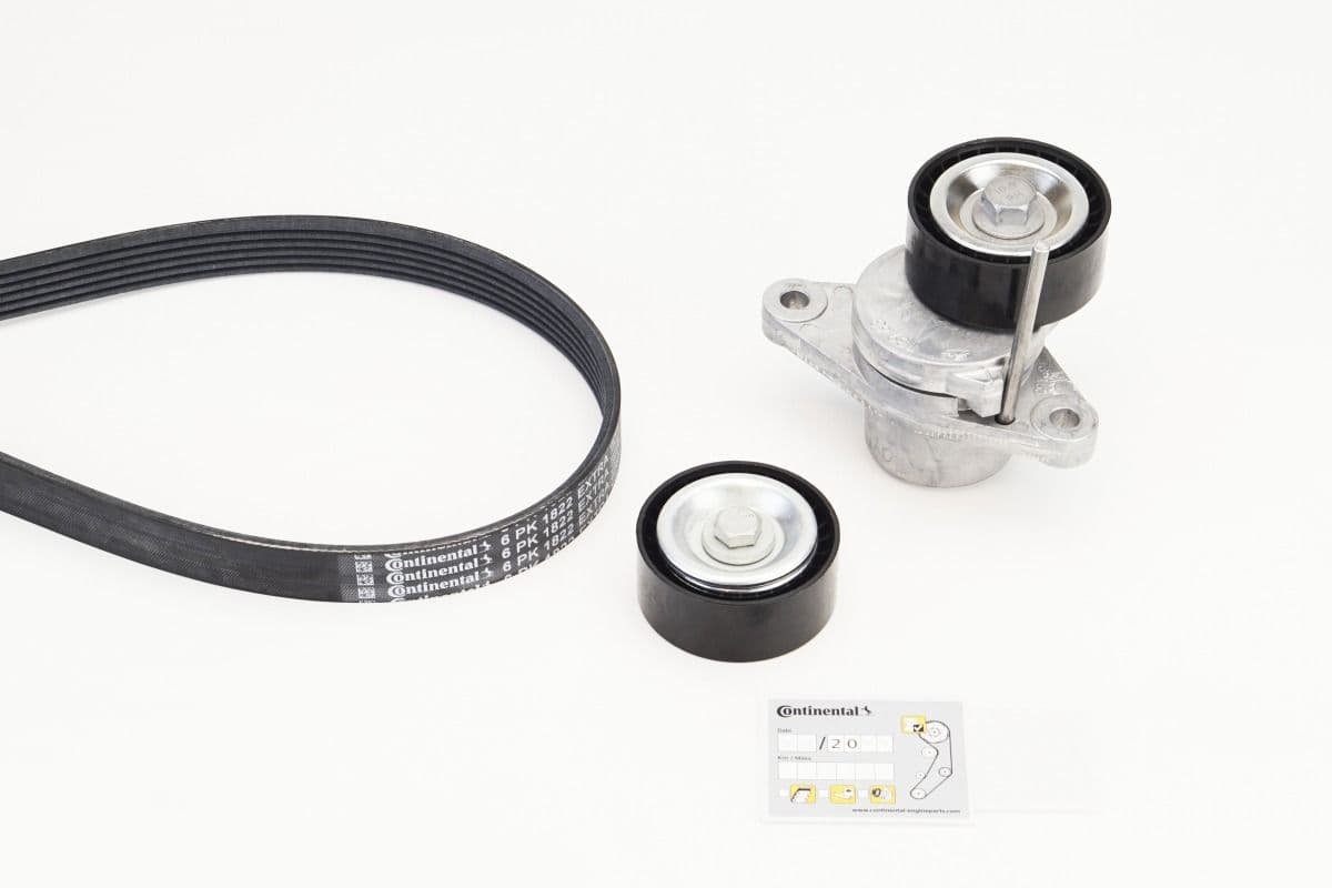 Set curea transmisie cu caneluri CONTINENTAL CTAM 6PK1822 EXTRA K1