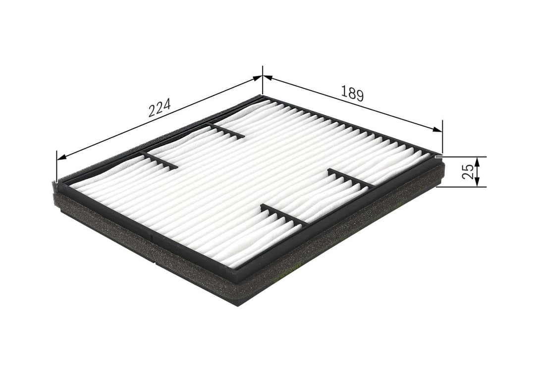 Filtru, aer habitaclu BOSCH 1 987 432 223