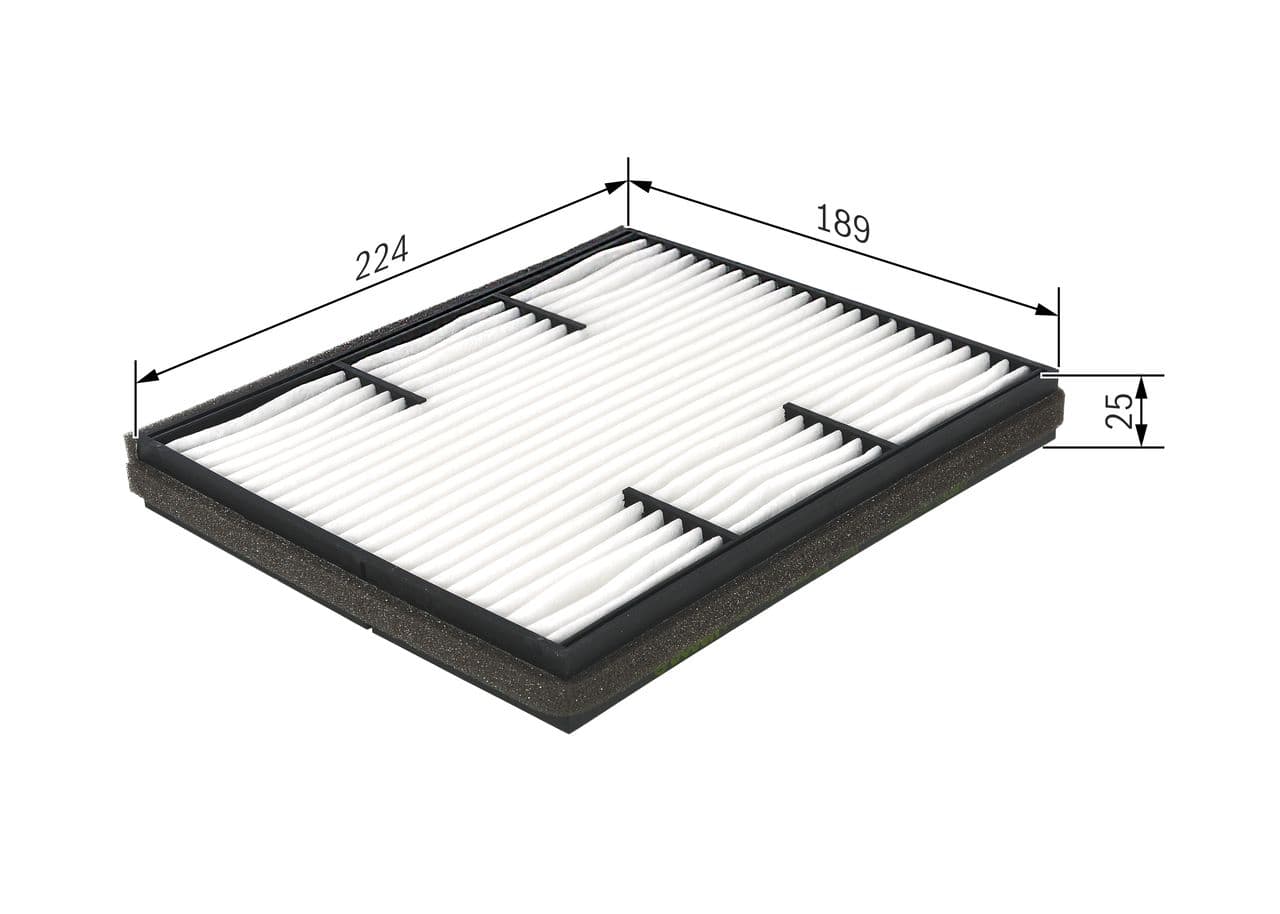 Filtru, aer habitaclu BOSCH 1 987 432 223