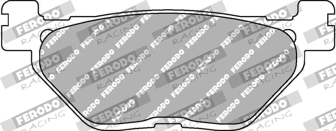 set placute frana,frana disc FERODO FDB2126EF