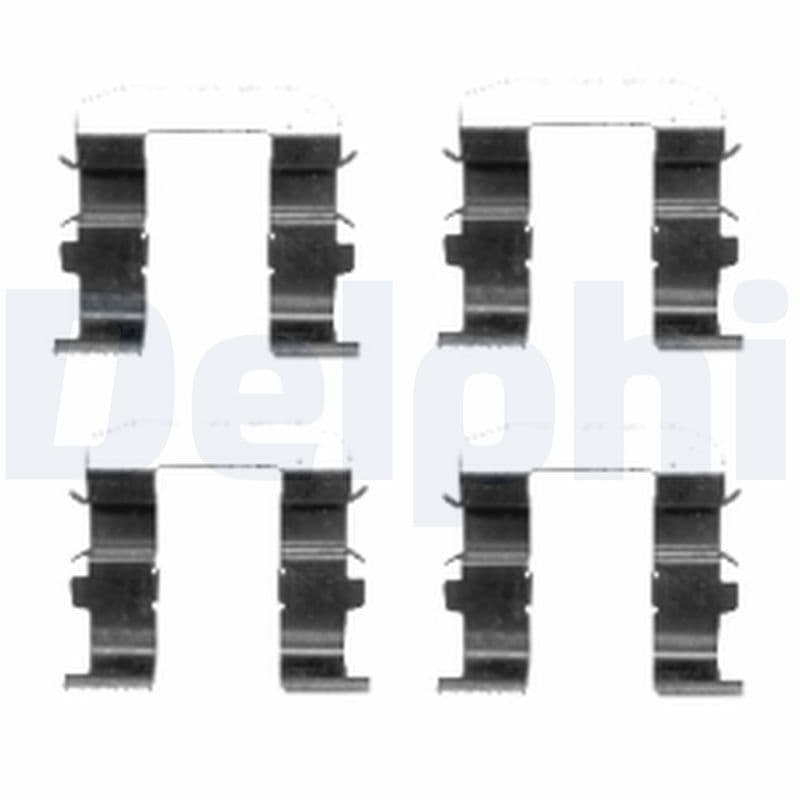 Set accesorii, placute frana DELPHI LX0418