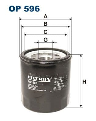 Filtru ulei FILTRON OP 596