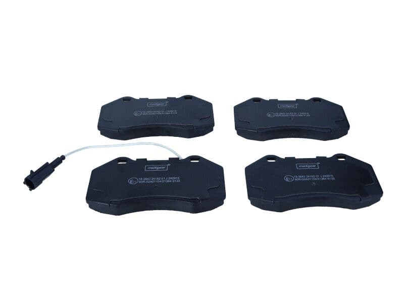 set placute frana,frana disc MAXGEAR 19-3943