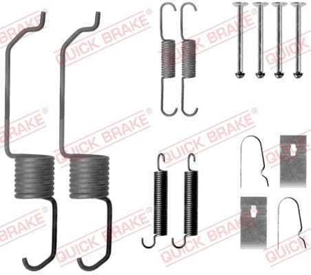 Set accesorii, sabot de frana QUICK BRAKE 105-0798