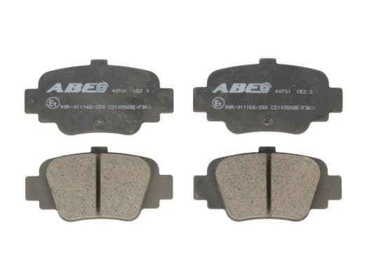 set placute frana,frana disc ABE C21035ABE