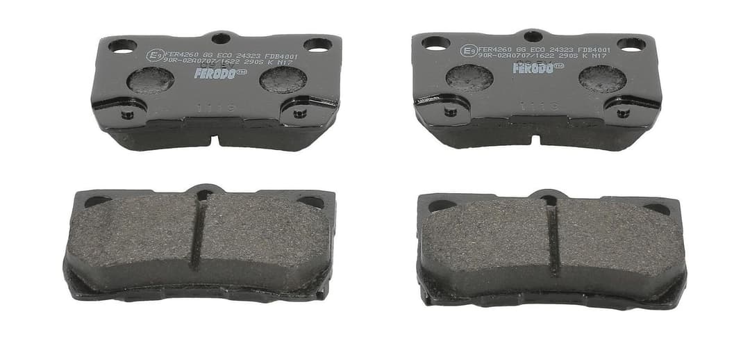set placute frana,frana disc FERODO PREMIER ECO FRICTION FDB4001