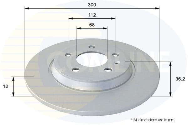 Disc frana COMLINE ADC1478