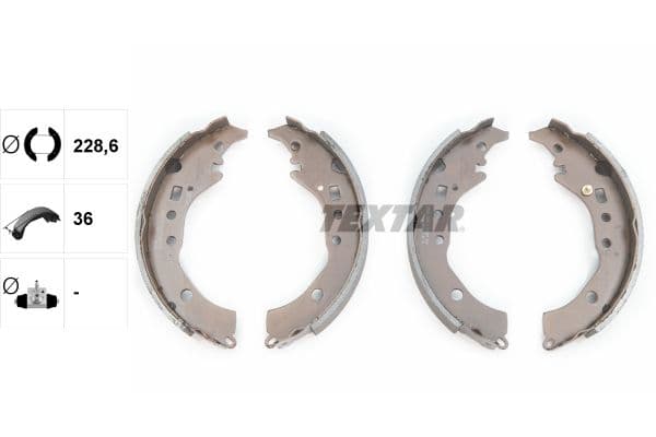 Set saboti frana TEXTAR 91076900