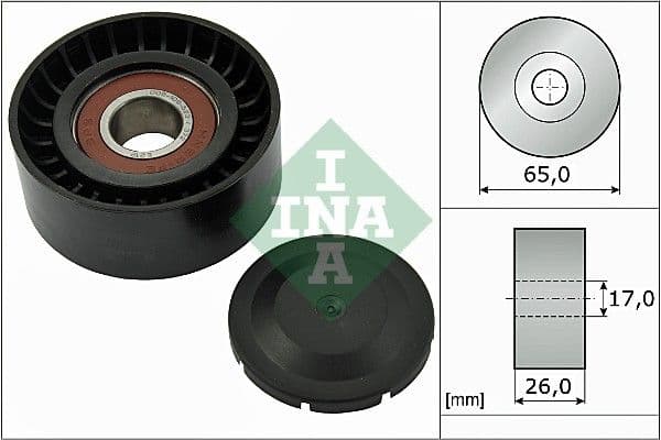 Rola ghidare/conducere, curea transmisie Schaeffler INA 532 0557 10
