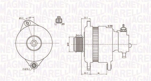 Generator / Alternator MAGNETI MARELLI 063731900010